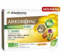 Arkoroyal Immunité Fort Solution Buvable 20 Ampoules/10ml