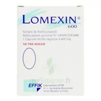 Lomexin 600 Mg Caps Molle Vaginale Plq/1 à SAINT-CYR-SUR-MER