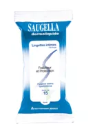 Saugella Lingette Dermoliquide Hygiène Intime Paquet/15 à SAINT-CYR-SUR-MER